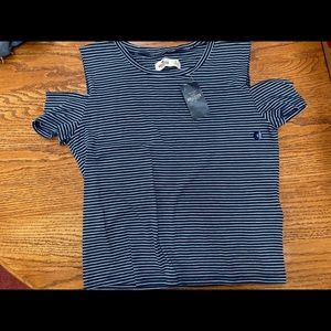 Hollister tank with cut out shoulder